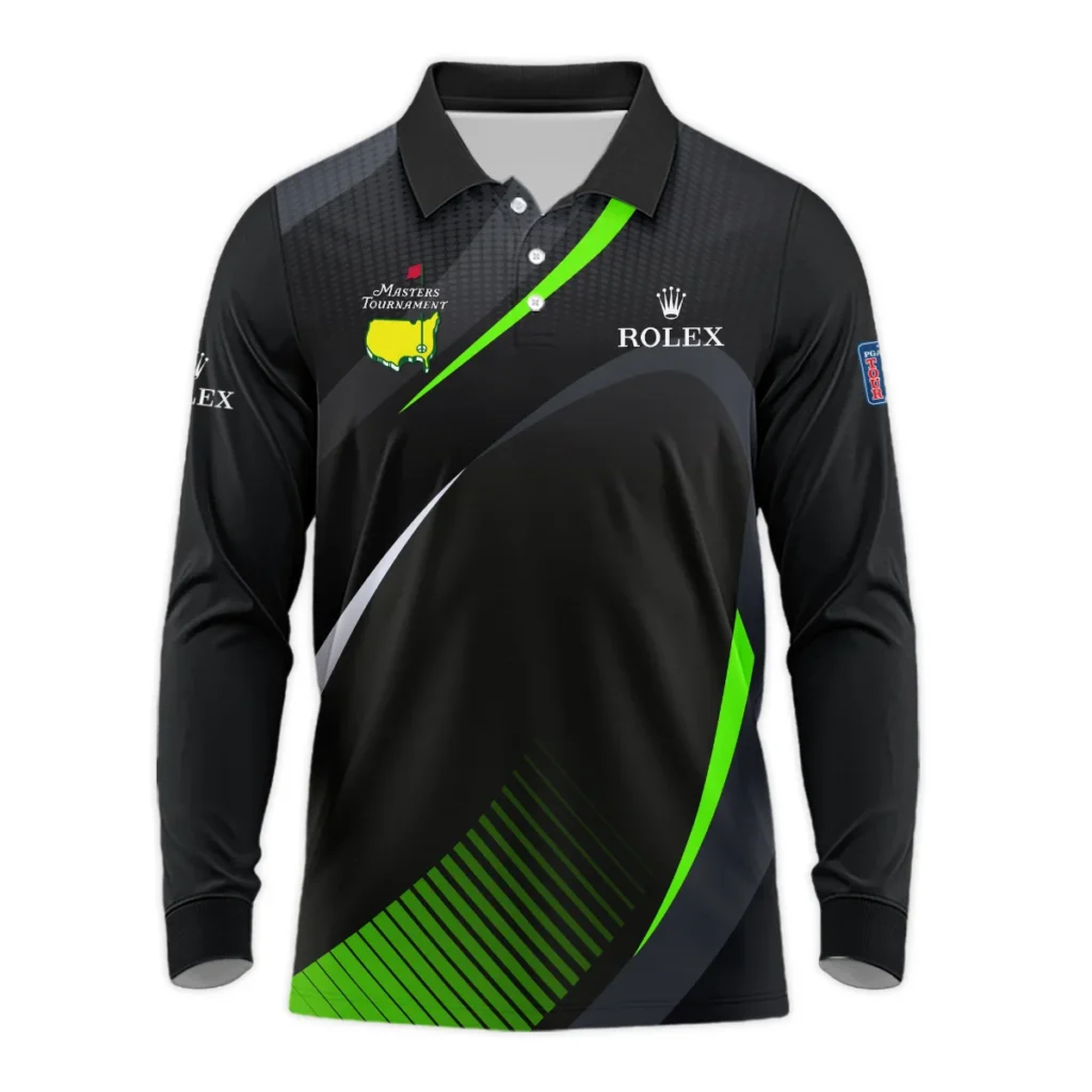 Special Release Rolex Masters Tournament Golf Long Polo Shirt All Over Prints HOMT011124A02ROXLPL