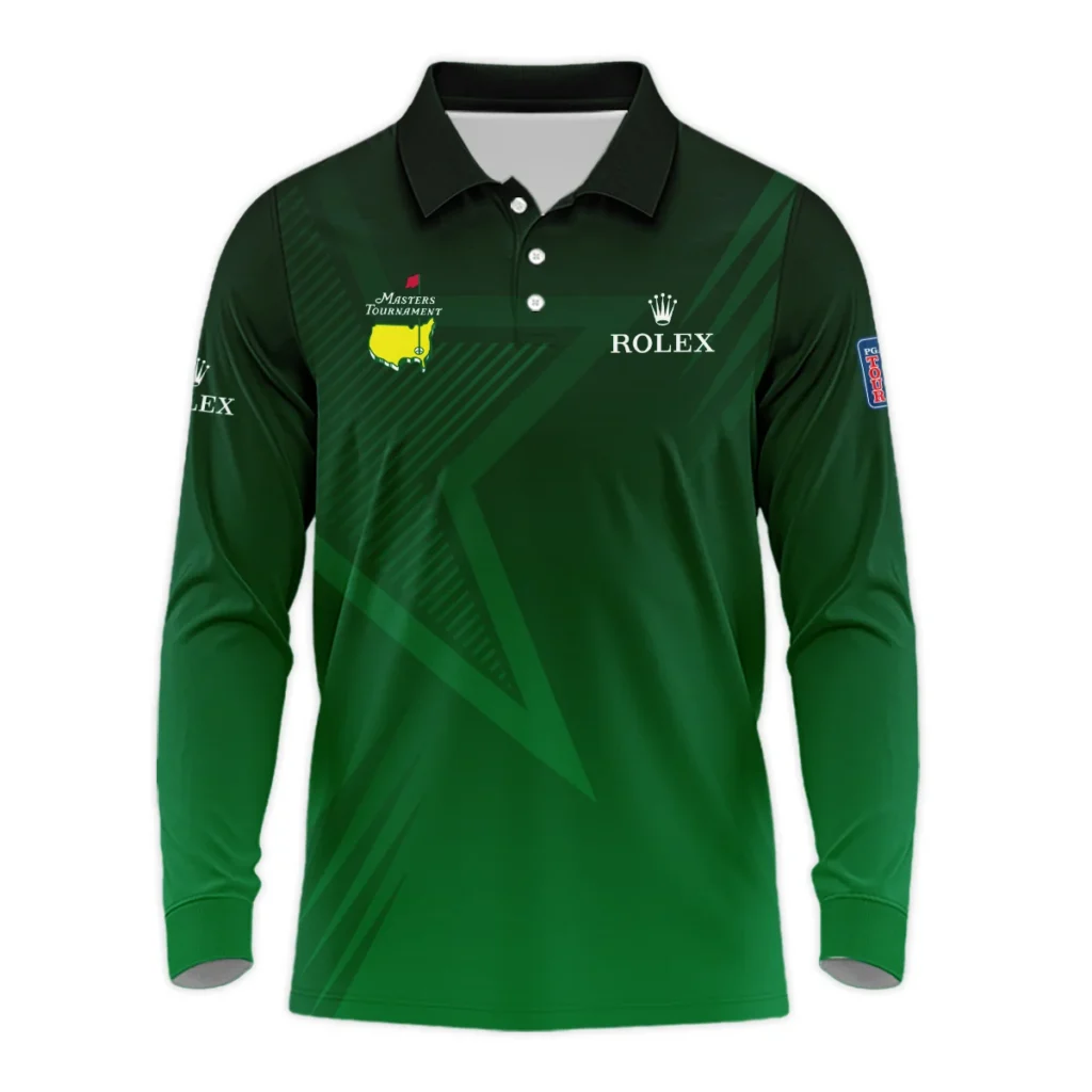 Special Release Rolex Masters Tournament Golf Long Polo Shirt All Over Prints HOMT011124A03ROXLPL