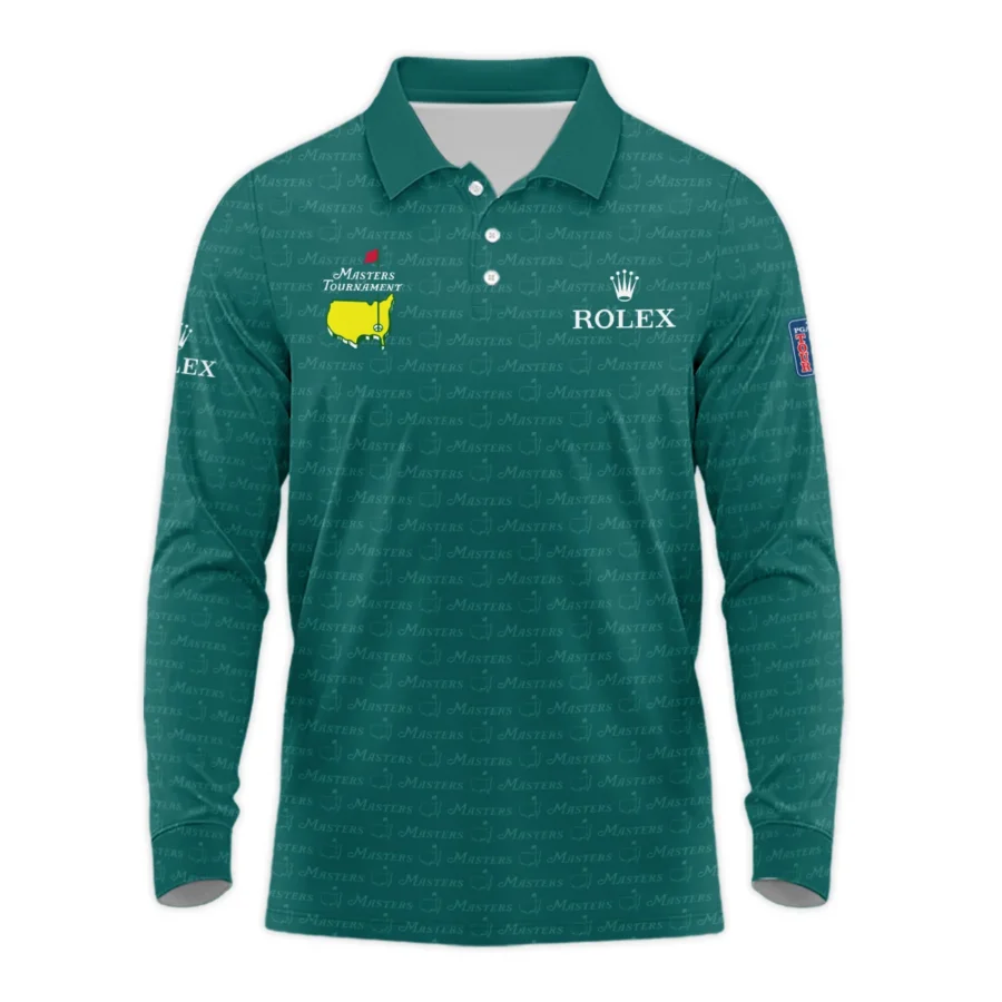 Special Release Rolex Masters Tournament Golf Long Polo Shirt All Over Prints HOMT080125A04ROXLPL