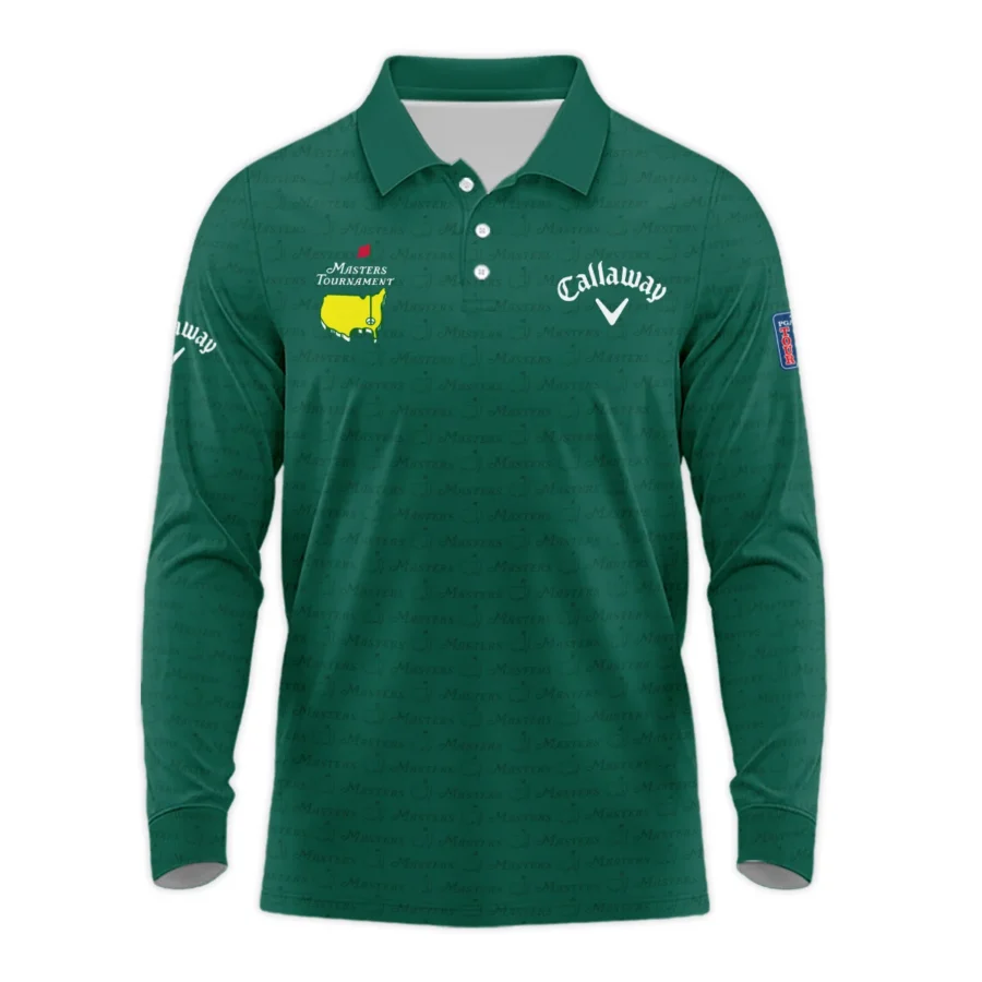 Special Release Callaway Masters Tournament Golf Long Polo Shirt All Over Prints HOMT080125A07CLWLPL