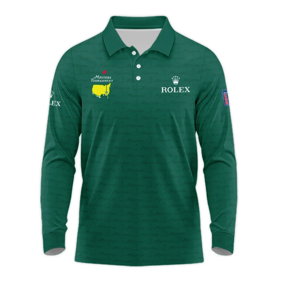 Special Release Rolex Masters Tournament Golf Long Polo Shirt All Over Prints HOMT080125A07ROXLPL