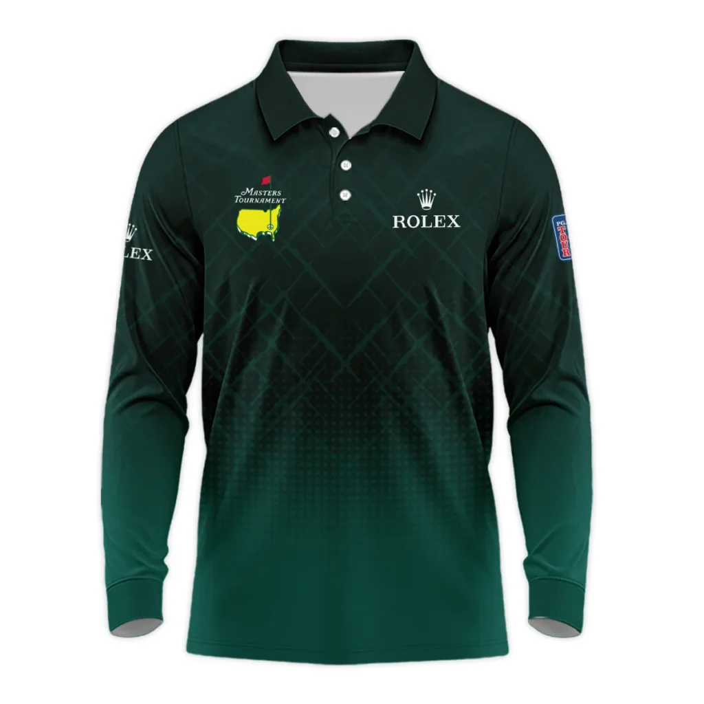 Special Release Rolex Masters Tournament Golf Long Polo Shirt All Over Prints HOMT27022401ROXLPL
