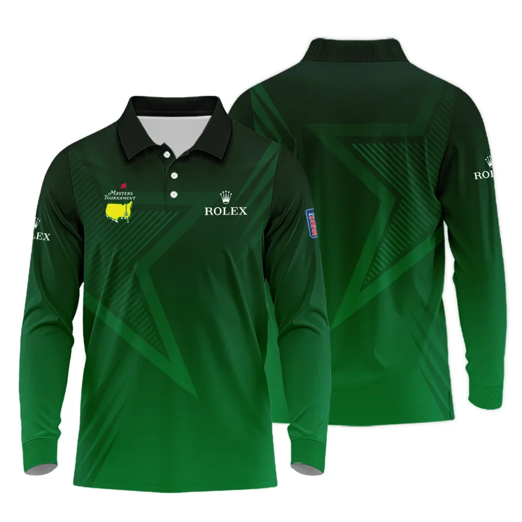 Special Release Rolex Masters Tournament Golf Long Polo Shirt All Over Prints HOMT011124A03ROXLPL