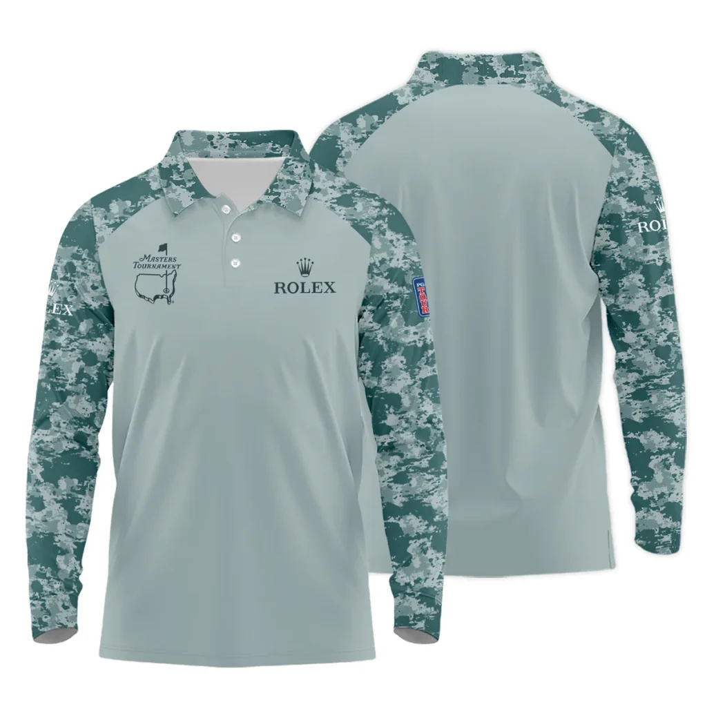 Special Release Rolex Masters Tournament Golf Long Polo Shirt All Over Prints HOMT04112402ROXLPL