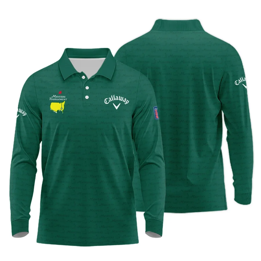 Special Release Callaway Masters Tournament Golf Long Polo Shirt All Over Prints HOMT080125A07CLWLPL