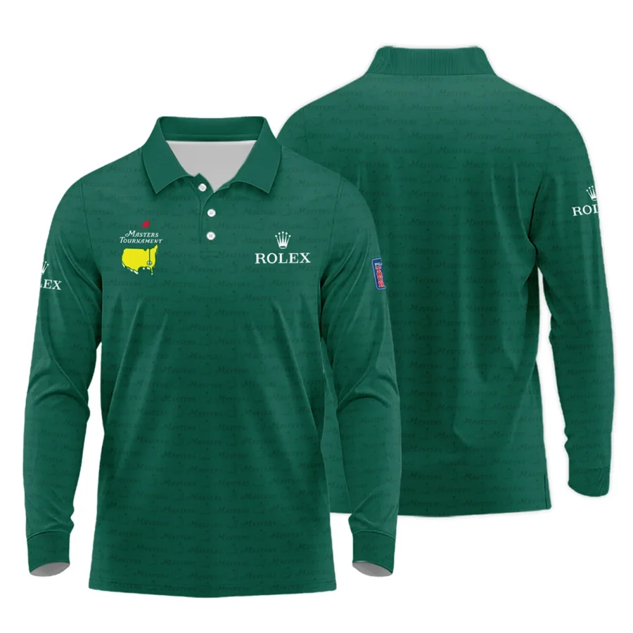 Special Release Rolex Masters Tournament Golf Long Polo Shirt All Over Prints HOMT080125A07ROXLPL