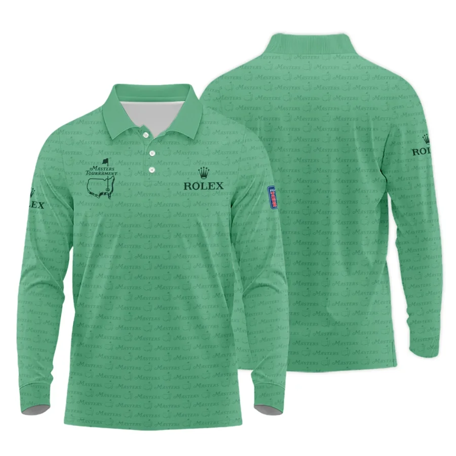Special Release Rolex Masters Tournament Golf Long Polo Shirt All Over Prints HOMT080125A08ROXLPL
