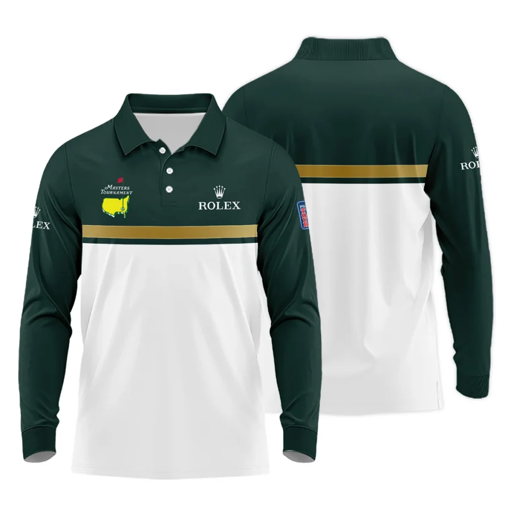 Special Release Rolex Masters Tournament Golf Long Polo Shirt All Over Prints HOMT09122301ROXLPL