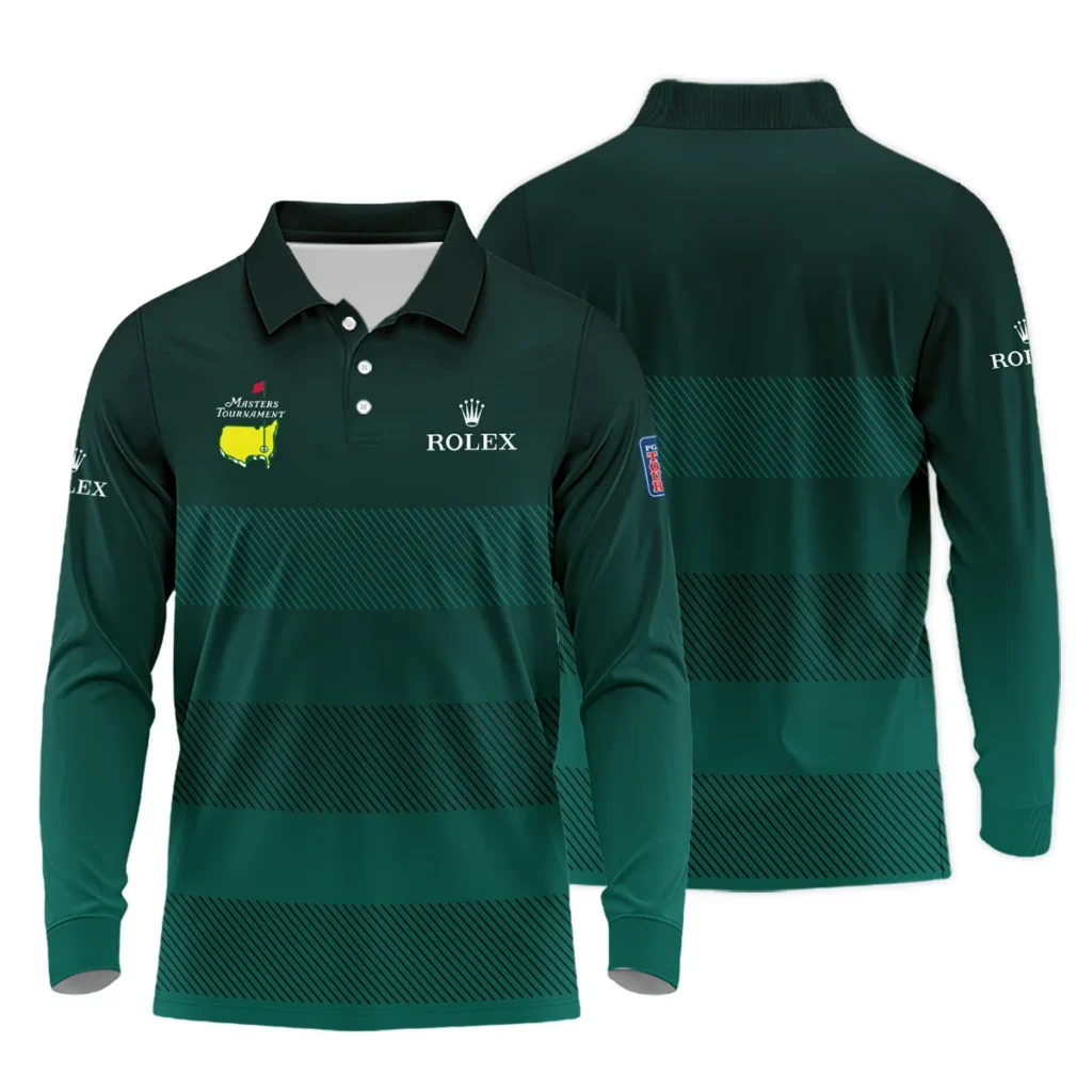 Special Release Rolex Masters Tournament Golf Long Polo Shirt All Over Prints HOMT110324A02ROXLPL