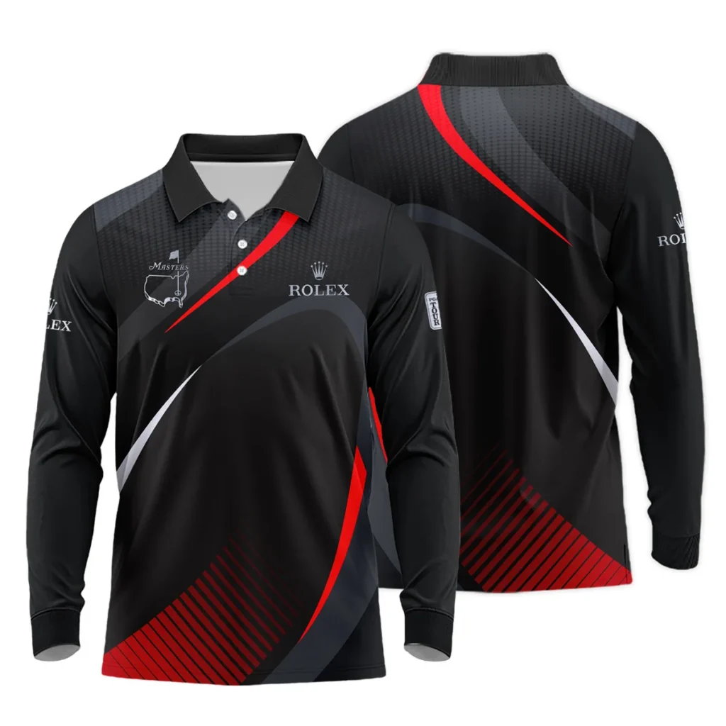 Special Release Rolex Masters Tournament Golf Long Polo Shirt All Over Prints HOMT311024A02ROXLPL