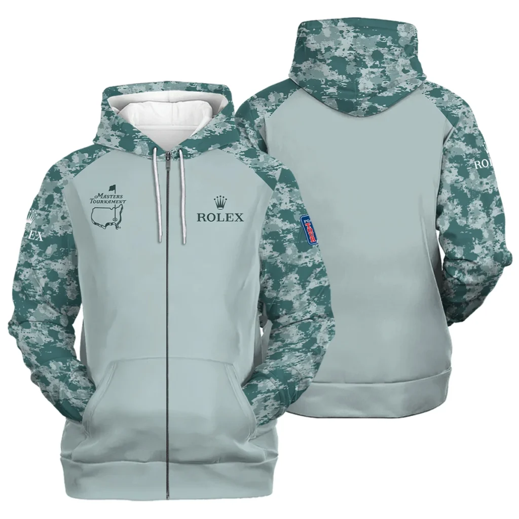 Special Release Rolex Masters Tournament Golf Zipper Hoodie Shirt All Over Prints HOMT04112402ROXZHD