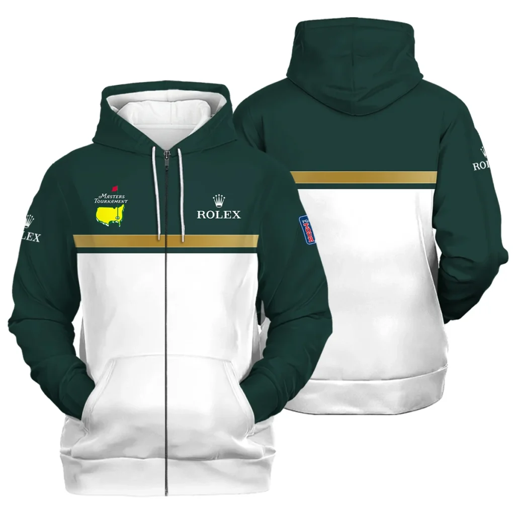 Special Release Rolex Masters Tournament Golf Zipper Hoodie Shirt All Over Prints HOMT09122301ROXZHD