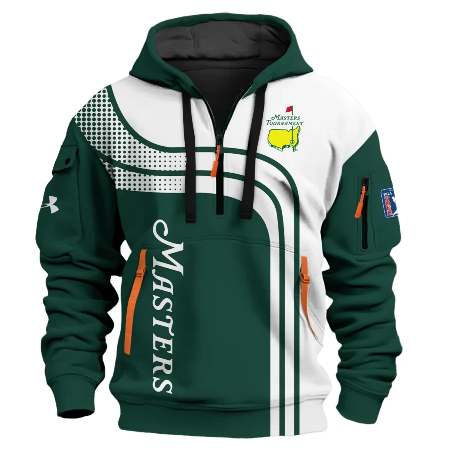 Special Release Under Armour Masters Tournament Golf Hoodie Half Zip All Over Prints HOMT030125A02UAHDF