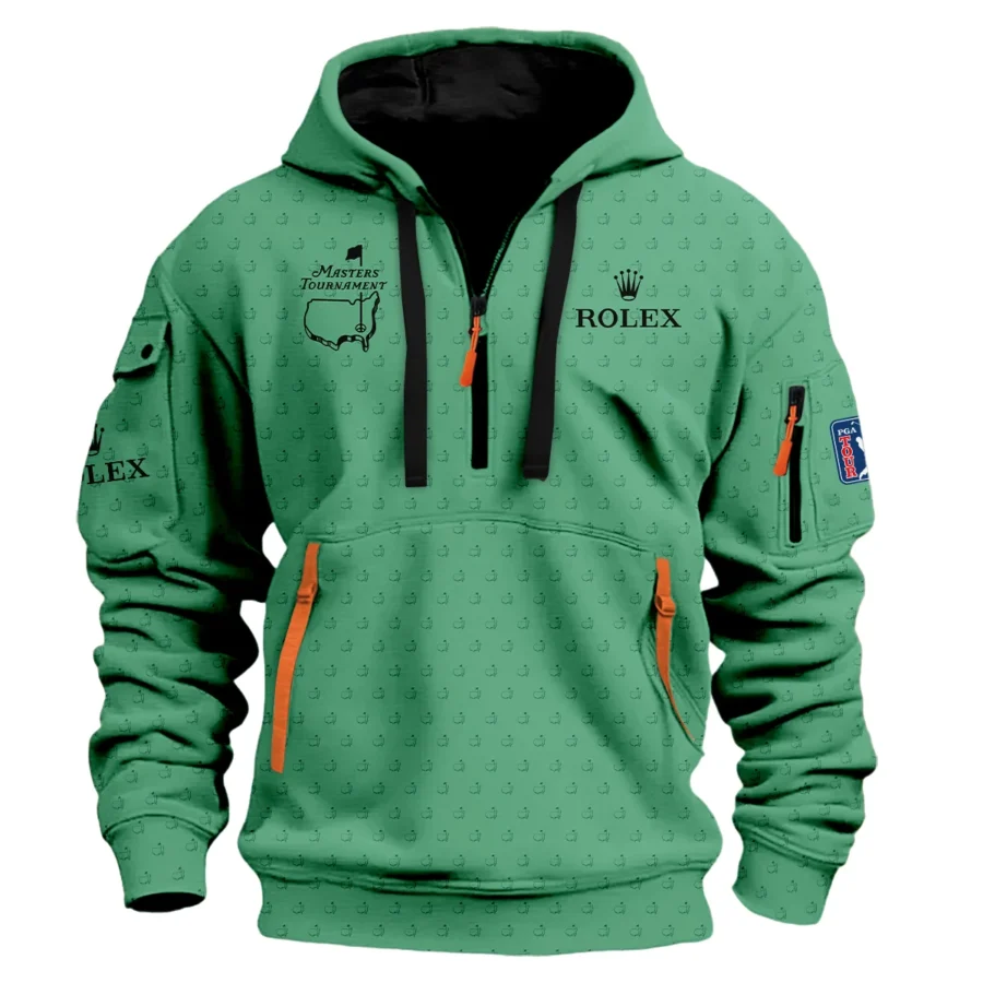 Special Release Rolex Masters Tournament Golf Hoodie Half Zip All Over Prints HOMT070125A05ROXHDF