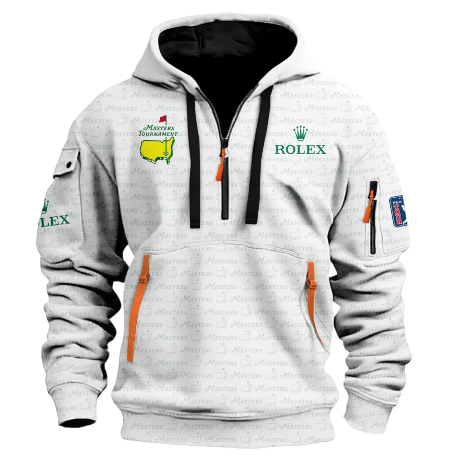 Special Release Rolex Masters Tournament Golf Hoodie Half Zip All Over Prints HOMT080125A03ROXHDF