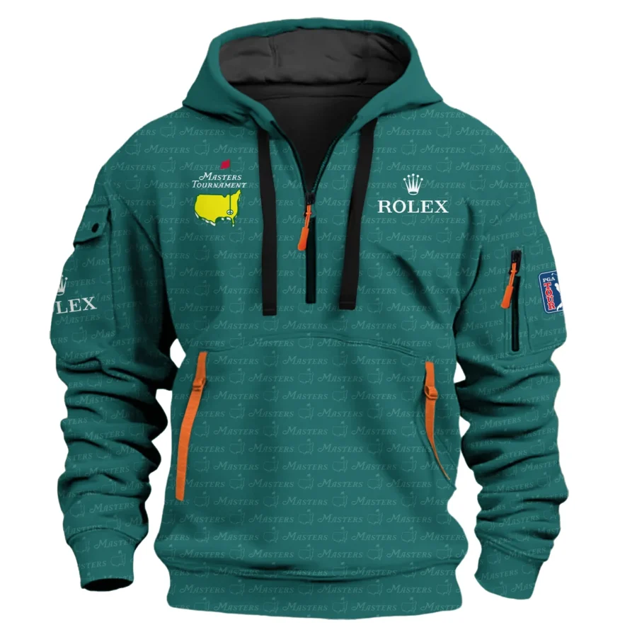 Special Release Rolex Masters Tournament Golf Hoodie Half Zip All Over Prints HOMT080125A04ROXHDF