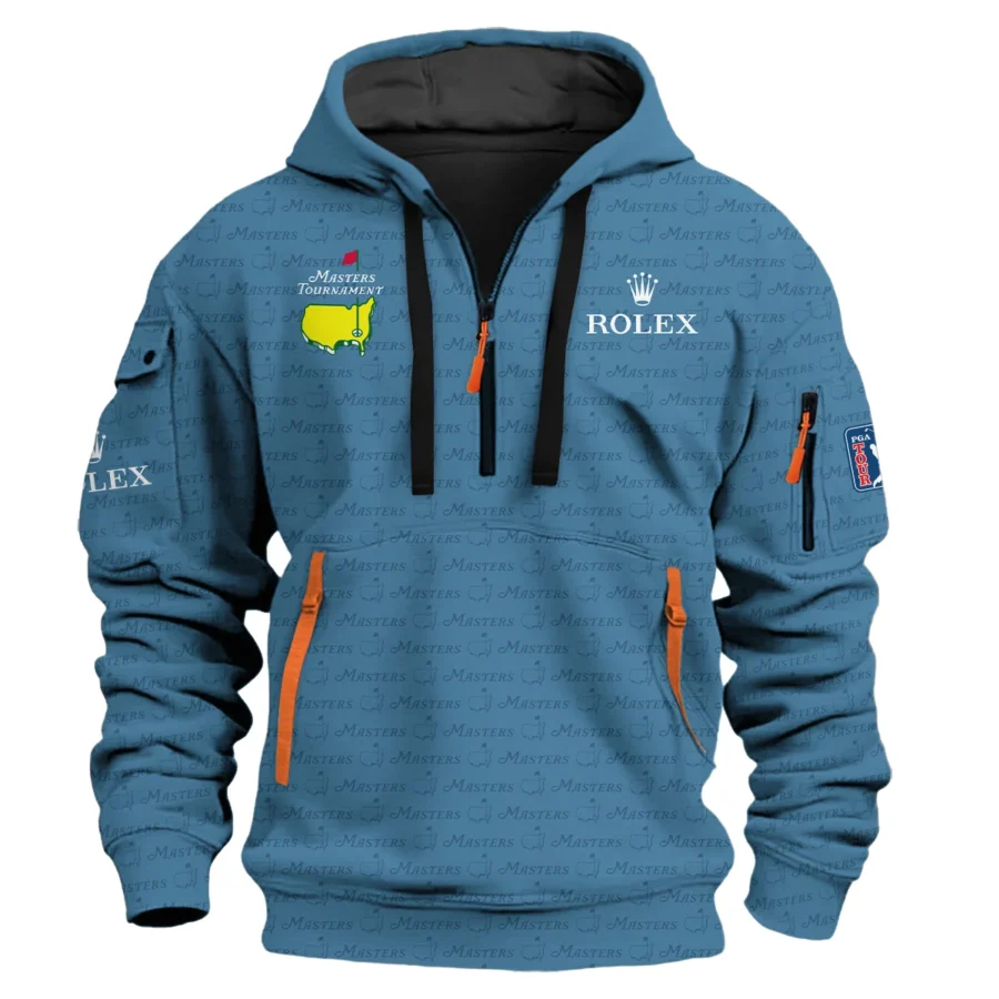 Special Release Rolex Masters Tournament Golf Hoodie Half Zip All Over Prints HOMT080125A06ROXHDF