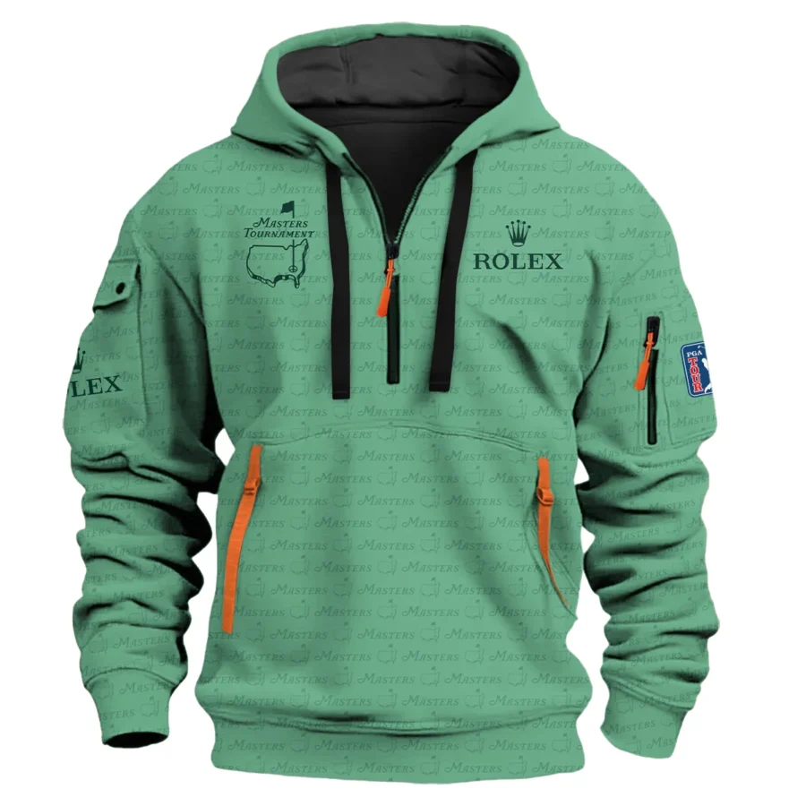 Special Release Rolex Masters Tournament Golf Hoodie Half Zip All Over Prints HOMT080125A08ROXHDF