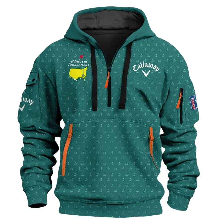 Special Release Callaway Masters Tournament Golf Hoodie Half Zip All Over Prints HOMT130125A01CLWHDF