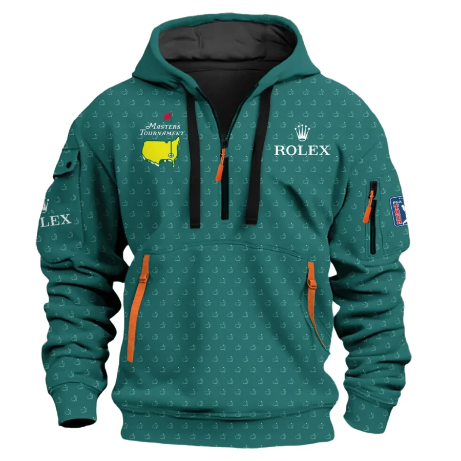 Special Release Rolex Masters Tournament Golf Hoodie Half Zip All Over Prints HOMT130125A01ROXHDF