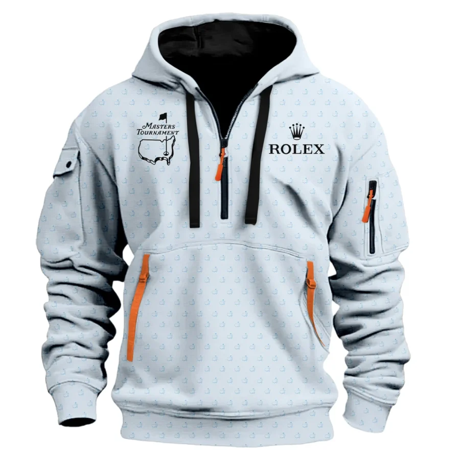 Special Release Rolex Masters Tournament Golf Hoodie Half Zip All Over Prints HOMT161224A01ROXHDF
