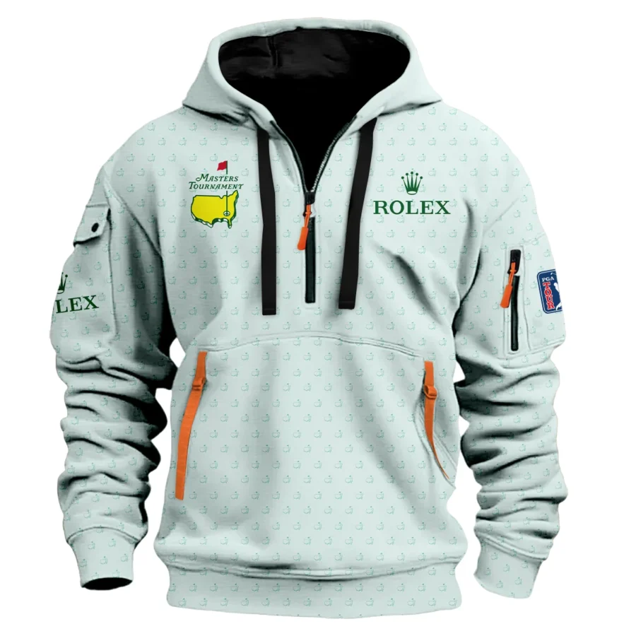 Special Release Rolex Masters Tournament Golf Hoodie Half Zip All Over Prints HOMT161224A02ROXHDF