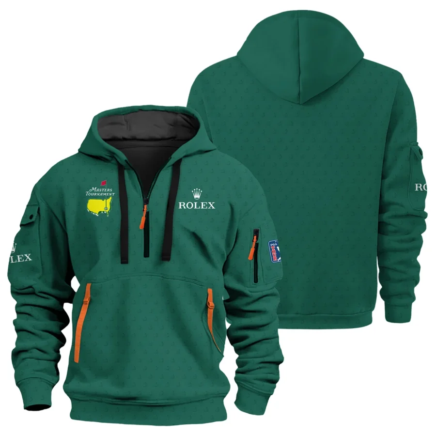 Special Release Rolex Masters Tournament Golf Hoodie Half Zip All Over Prints HOMT070125A02ROXHDF