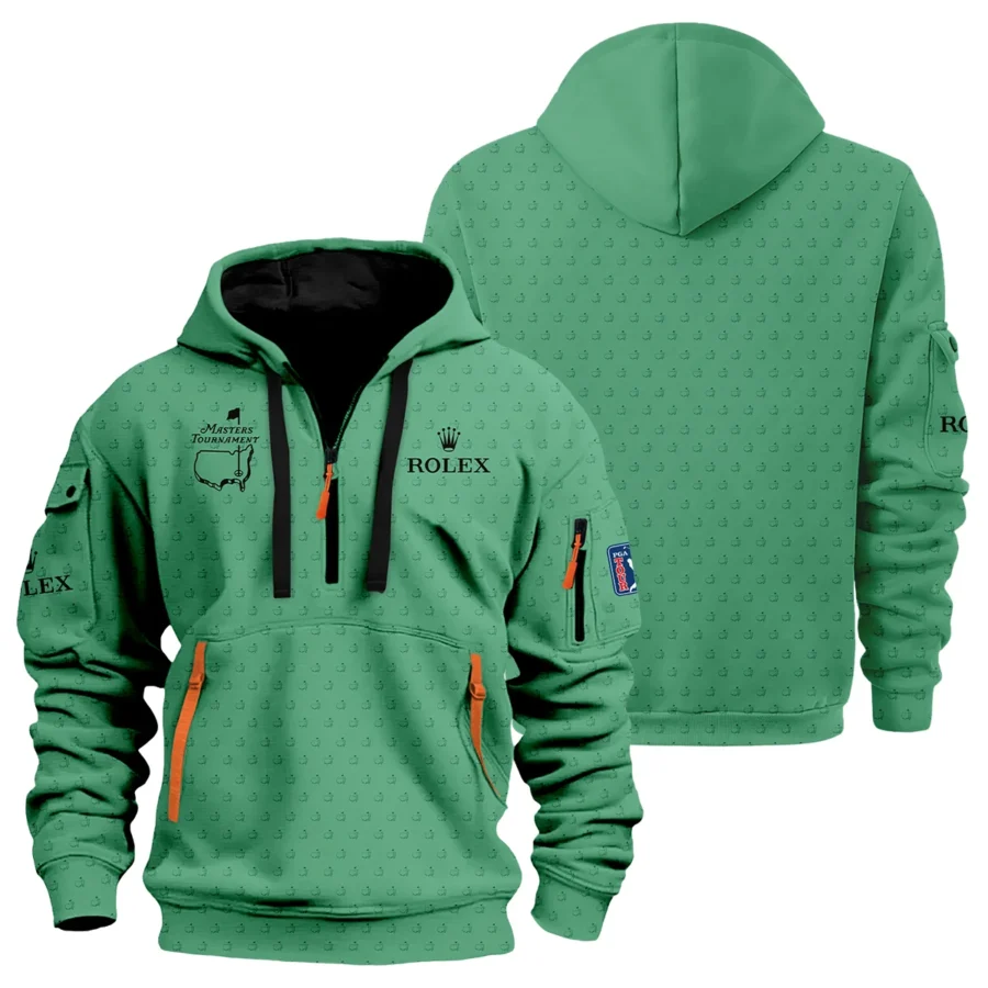 Special Release Rolex Masters Tournament Golf Hoodie Half Zip All Over Prints HOMT070125A05ROXHDF