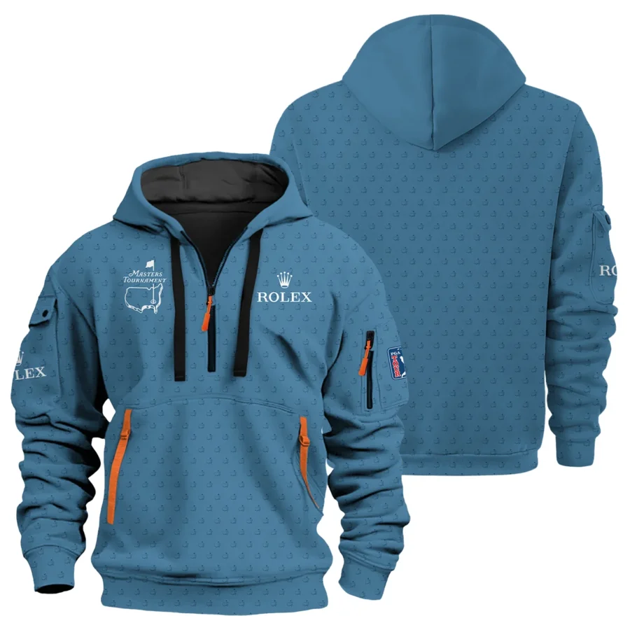 Special Release Rolex Masters Tournament Golf Hoodie Half Zip All Over Prints HOMT070125A07ROXHDF