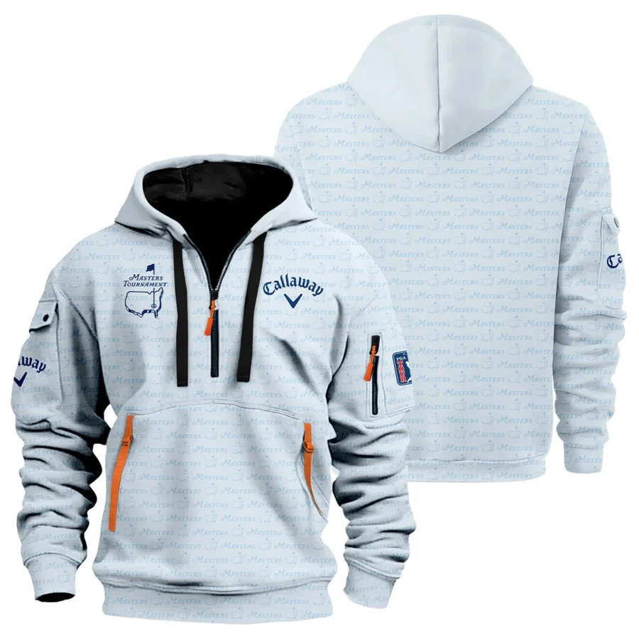 Special Release Callaway Masters Tournament Golf Hoodie Half Zip All Over Prints HOMT080125A01CLWHDF