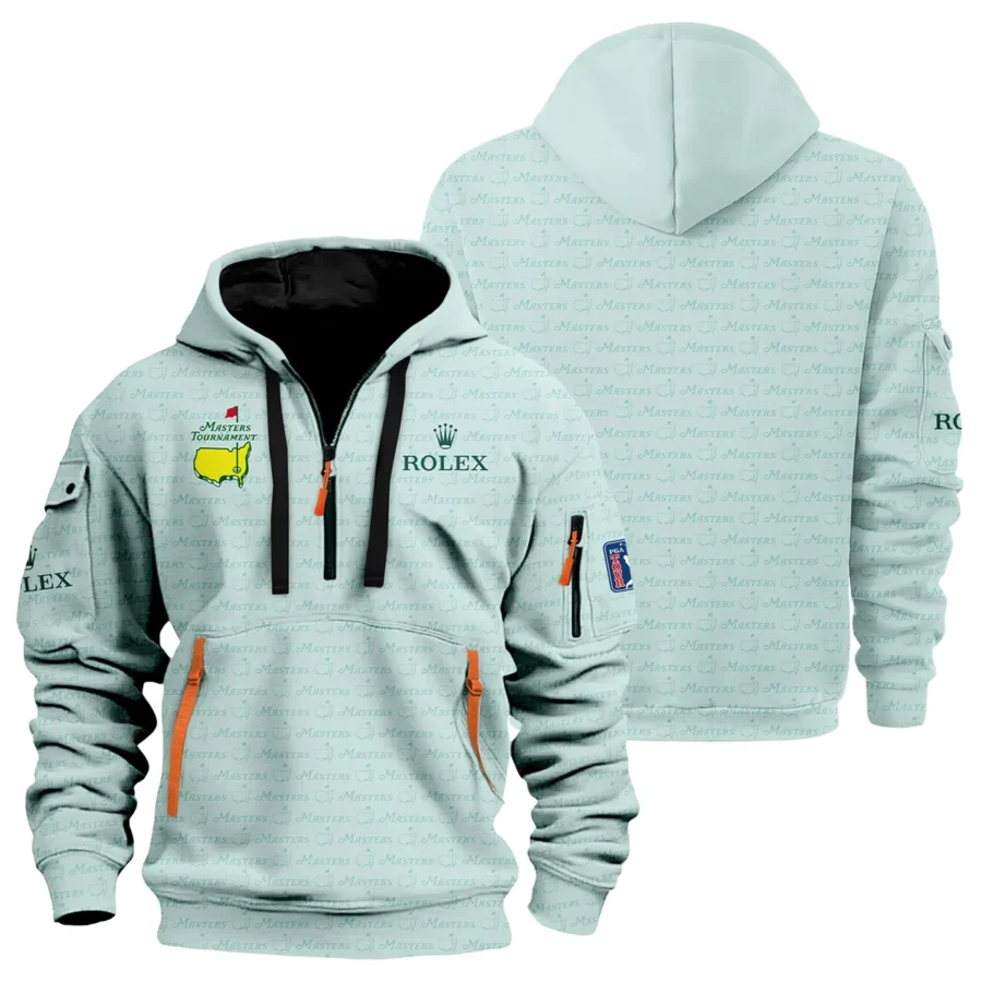Special Release Rolex Masters Tournament Golf Hoodie Half Zip All Over Prints HOMT080125A02ROXHDF