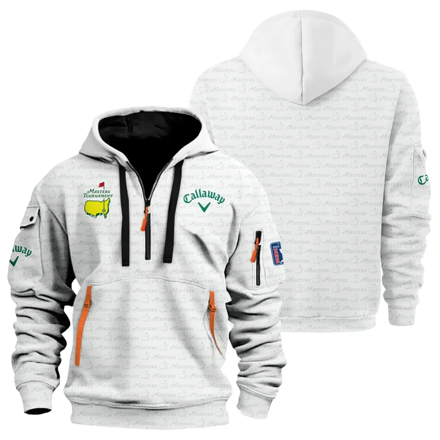 Special Release Callaway Masters Tournament Golf Hoodie Half Zip All Over Prints HOMT080125A03CLWHDF