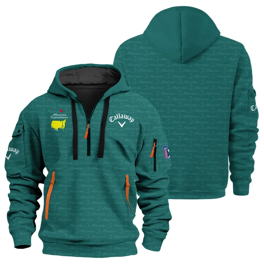 Special Release Callaway Masters Tournament Golf Hoodie Half Zip All Over Prints HOMT080125A04CLWHDF