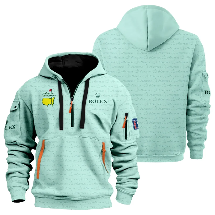 Special Release Rolex Masters Tournament Golf Hoodie Half Zip All Over Prints HOMT080125A05ROXHDF