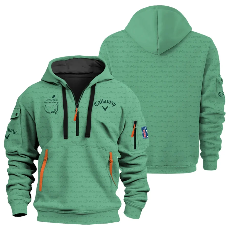 Special Release Callaway Masters Tournament Golf Hoodie Half Zip All Over Prints HOMT080125A08CLWHDF