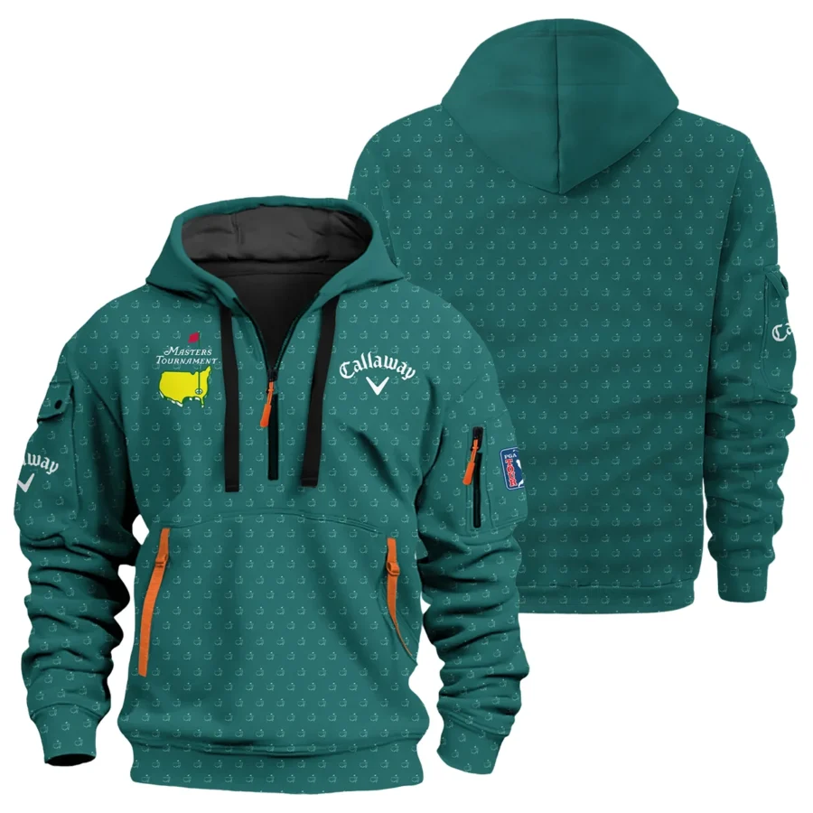 Special Release Callaway Masters Tournament Golf Hoodie Half Zip All Over Prints HOMT130125A01CLWHDF