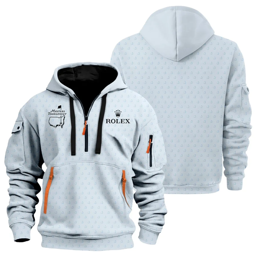 Special Release Rolex Masters Tournament Golf Hoodie Half Zip All Over Prints HOMT161224A01ROXHDF