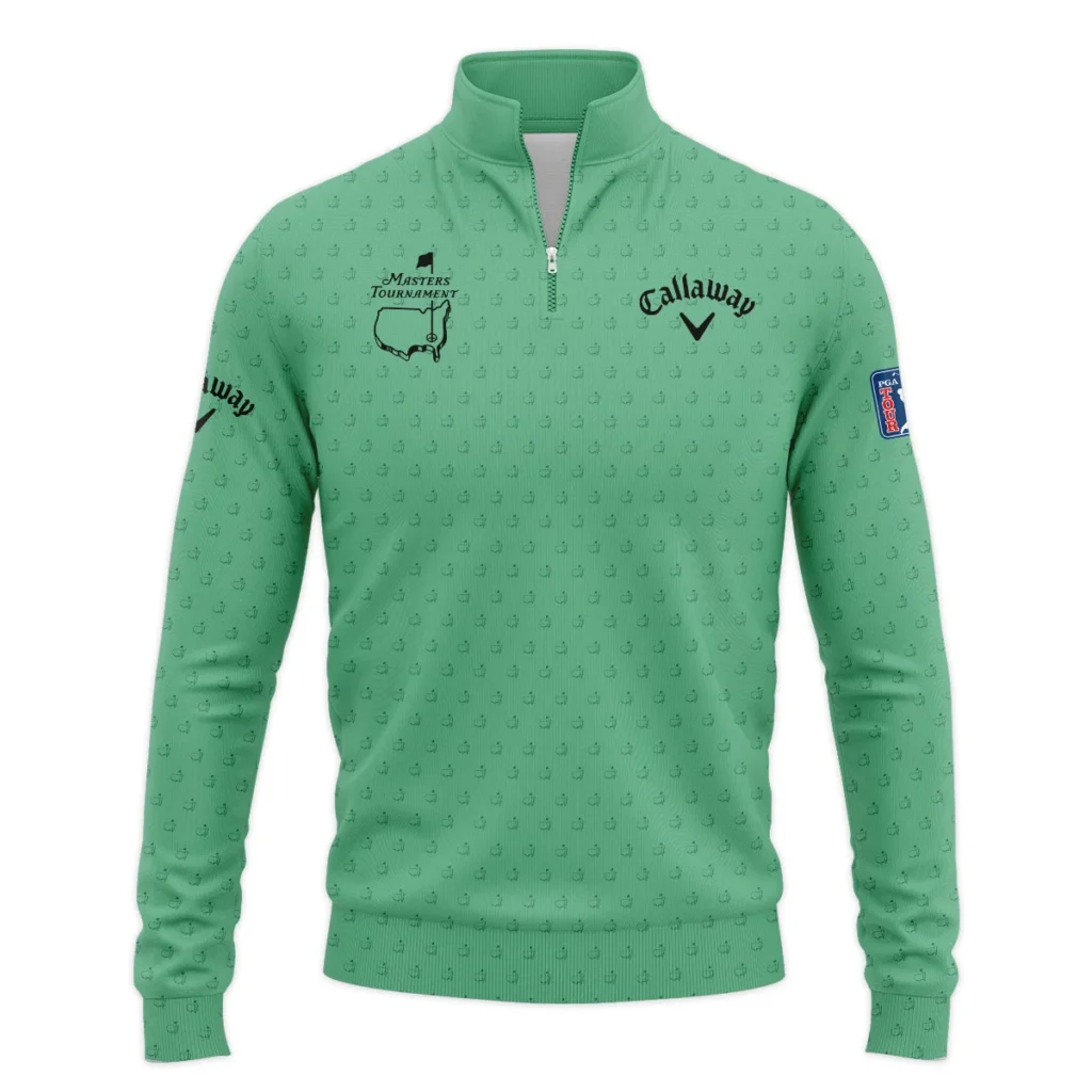 Special Release Masters Tournament Callaway Golf Quarter-Zip Jacket All Over Prints HOMT070125A05CLWQTJ