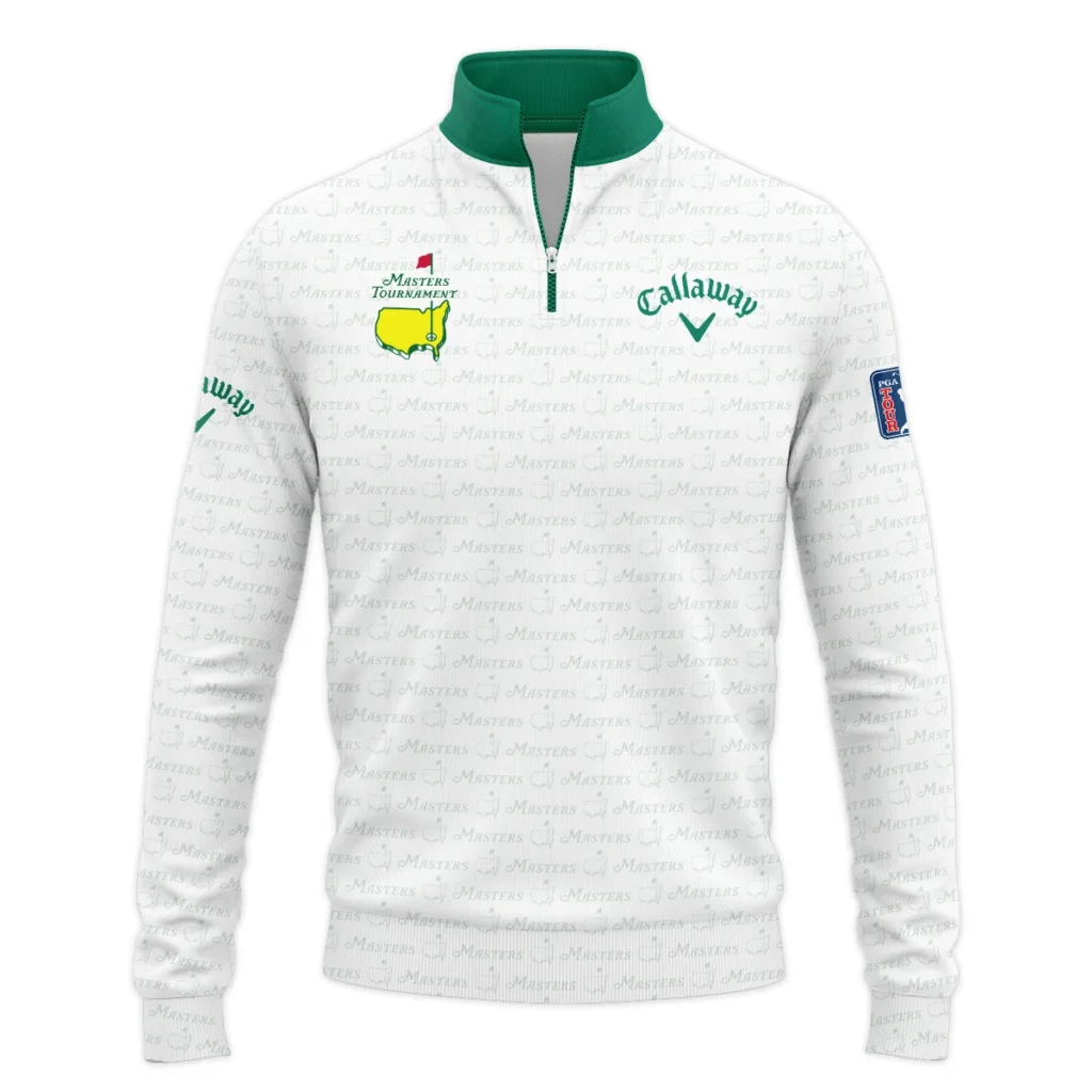 Special Release Callaway Masters Tournament Golf Quarter-Zip Jacket All Over Prints HOMT080125A03CLWQTJ