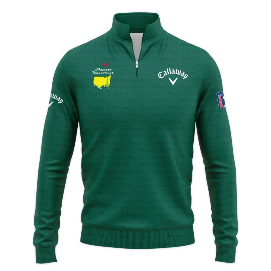 Special Release Callaway Masters Tournament Golf Quarter-Zip Jacket All Over Prints HOMT080125A07CLWQTJ