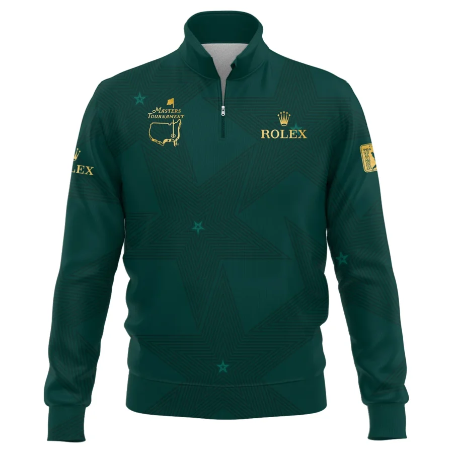 Special Release Masters Tournament Rolex Golf Quarter-Zip Jacket All Over Prints HOTPMT251124A02ROXQTJ