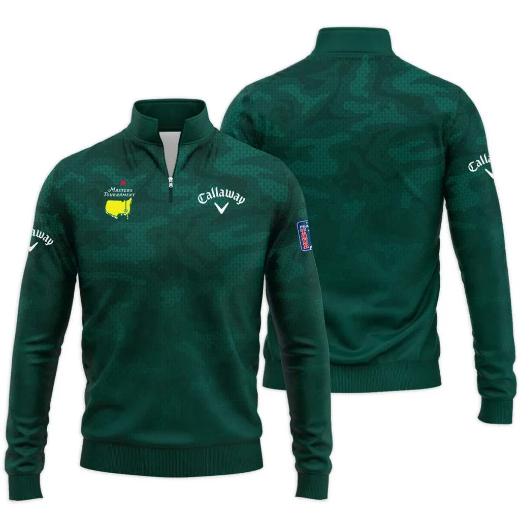 Special Release Callaway Masters Tournament Golf Quarter-Zip Jacket All Over Prints HOMT01032402CLWQTJ