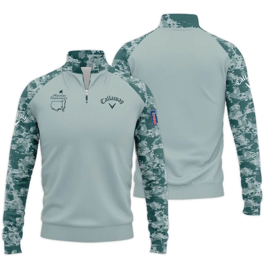Special Release Callaway Masters Tournament Golf Quarter-Zip Jacket All Over Prints HOMT04112402CLWQTJ