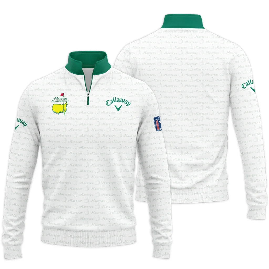 Special Release Callaway Masters Tournament Golf Quarter-Zip Jacket All Over Prints HOMT080125A03CLWQTJ