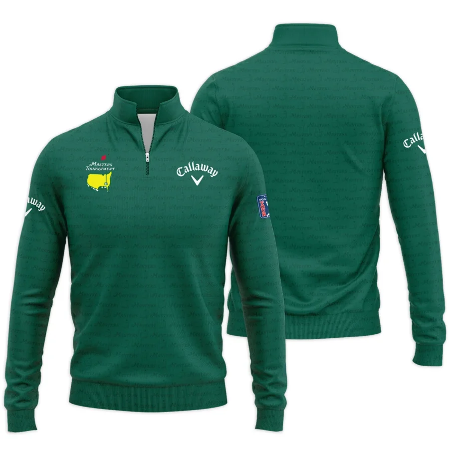 Special Release Callaway Masters Tournament Golf Quarter-Zip Jacket All Over Prints HOMT080125A07CLWQTJ