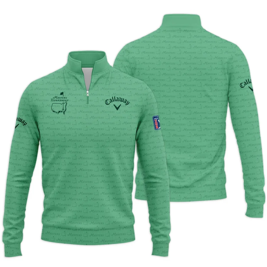 Special Release Callaway Masters Tournament Golf Quarter-Zip Jacket All Over Prints HOMT080125A08CLWQTJ