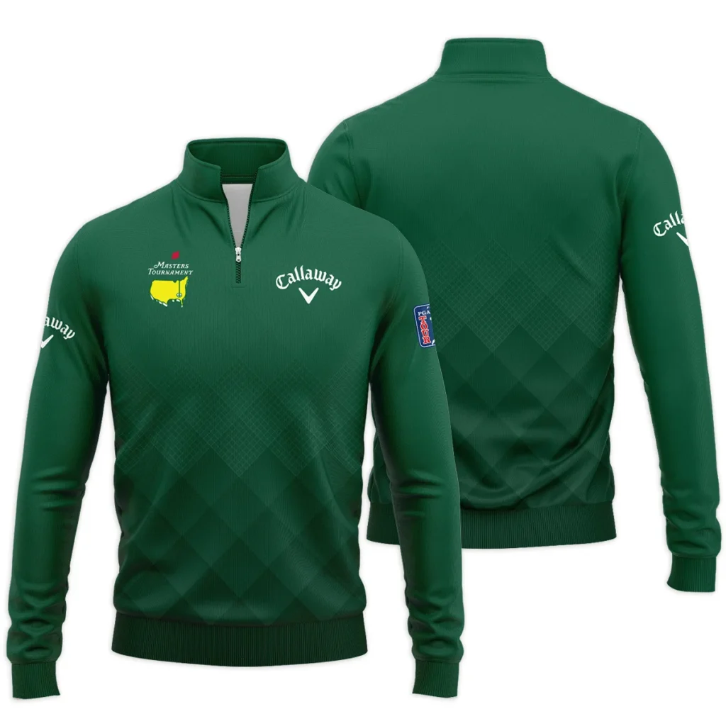Special Release Callaway Masters Tournament Golf Quarter-Zip Jacket All Over Prints HOMT17022401CLWQTJ