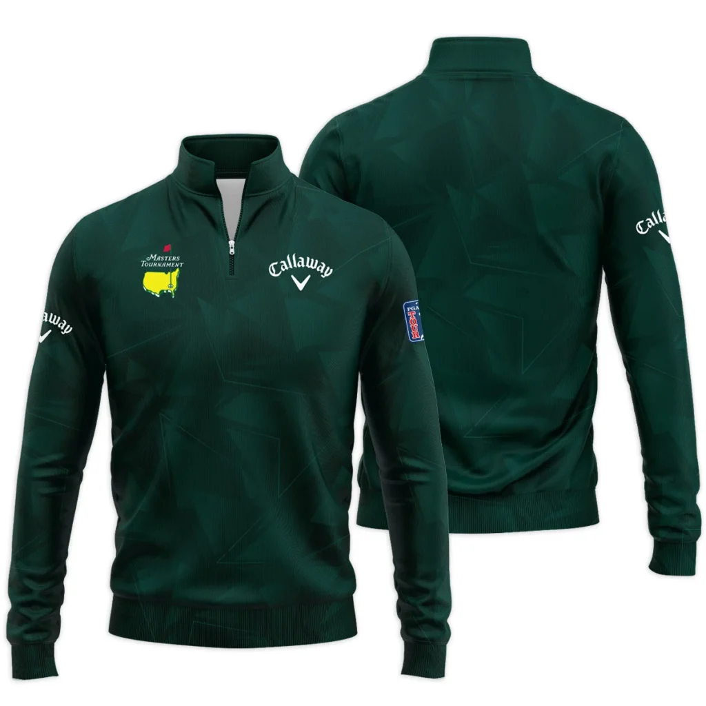 Special Release Callaway Masters Tournament Golf Quarter-Zip Jacket All Over Prints HOMT29022402CLWQTJ
