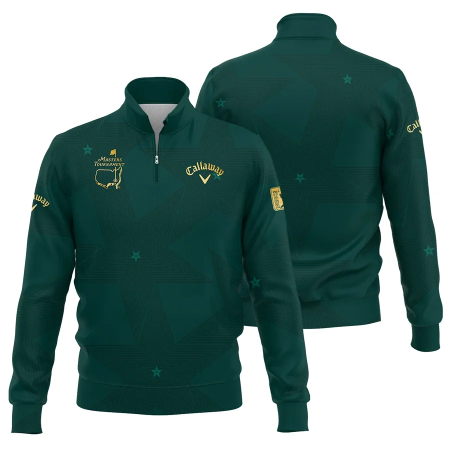 Special Release Masters Tournament Callaway Golf Quarter-Zip Jacket All Over Prints HOTPMT251124A02CLWQTJ