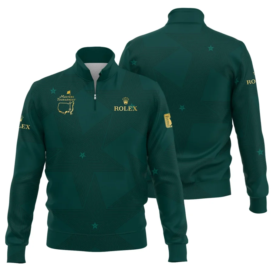 Special Release Masters Tournament Rolex Golf Quarter-Zip Jacket All Over Prints HOTPMT251124A02ROXQTJ